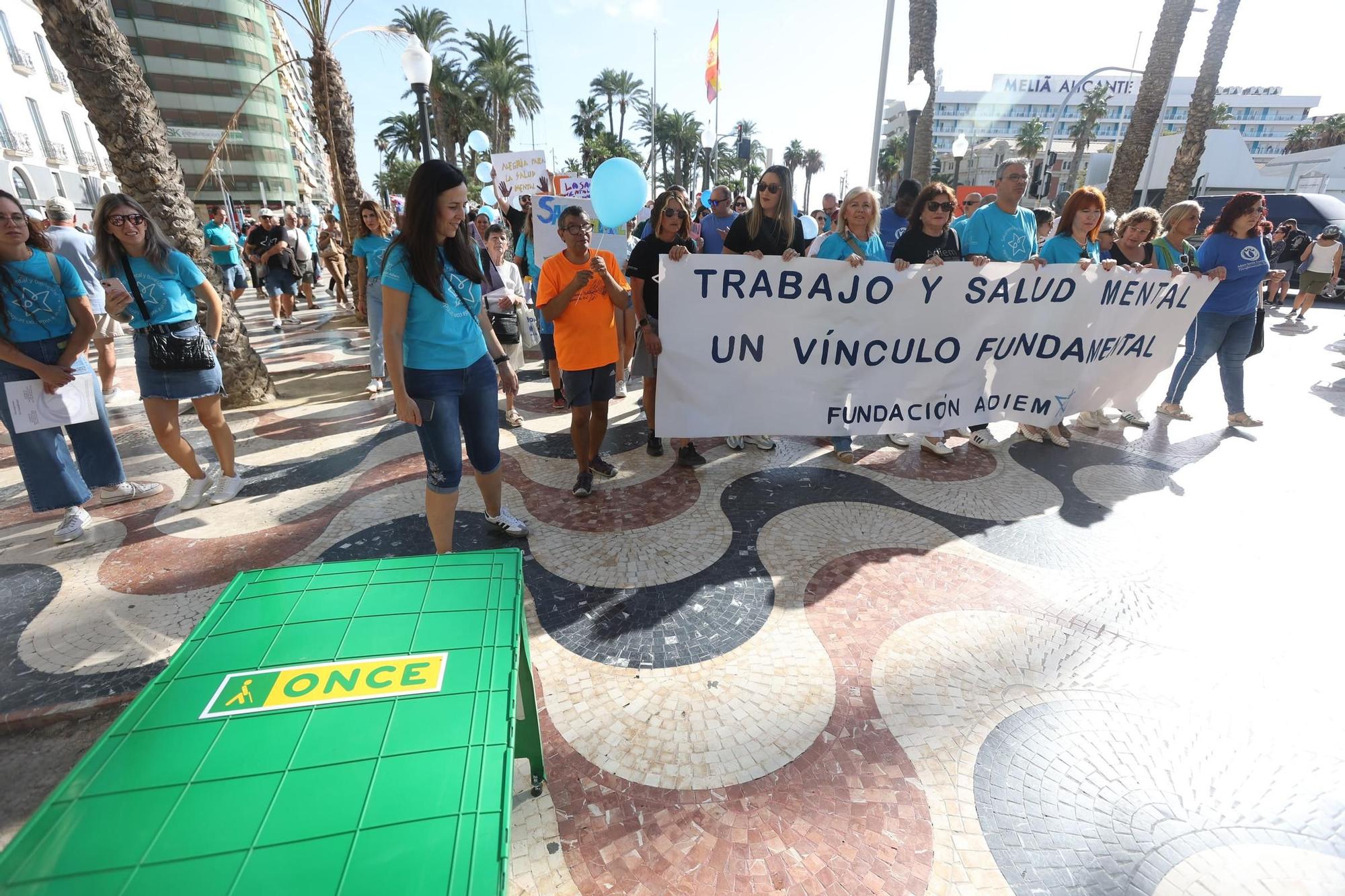 Demonstration for mental health in Alicante