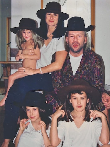 “Family can look different in many ways, but it's about what it means,” said Rumer, the eldest Willis-Moore (Instagram)