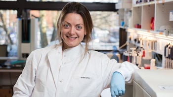 Beth Psaila is a scientist at the University of Oxford, who focuses on understanding the cellular and molecular mechanisms of disorders such as myelofibrosis. She was one of the leaders of the new research (Credit: University of Oxford)