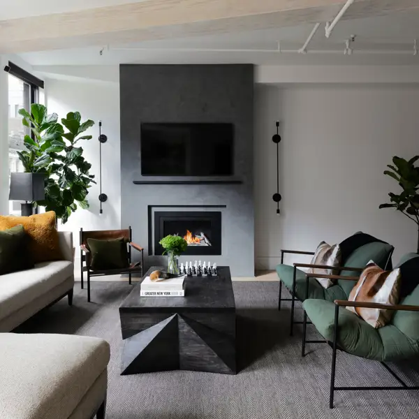 Renovated loft in a 1920s building in New York. Interior Design: Chris McGovern