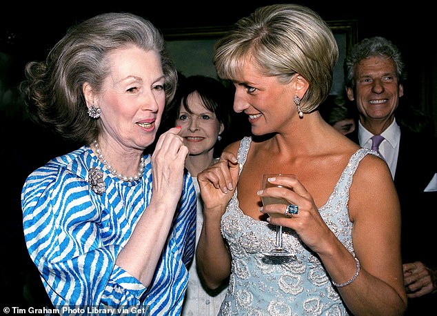 Rain spoke with Princess Diana at an event in June 1997, months before the Princess of Wales's death.