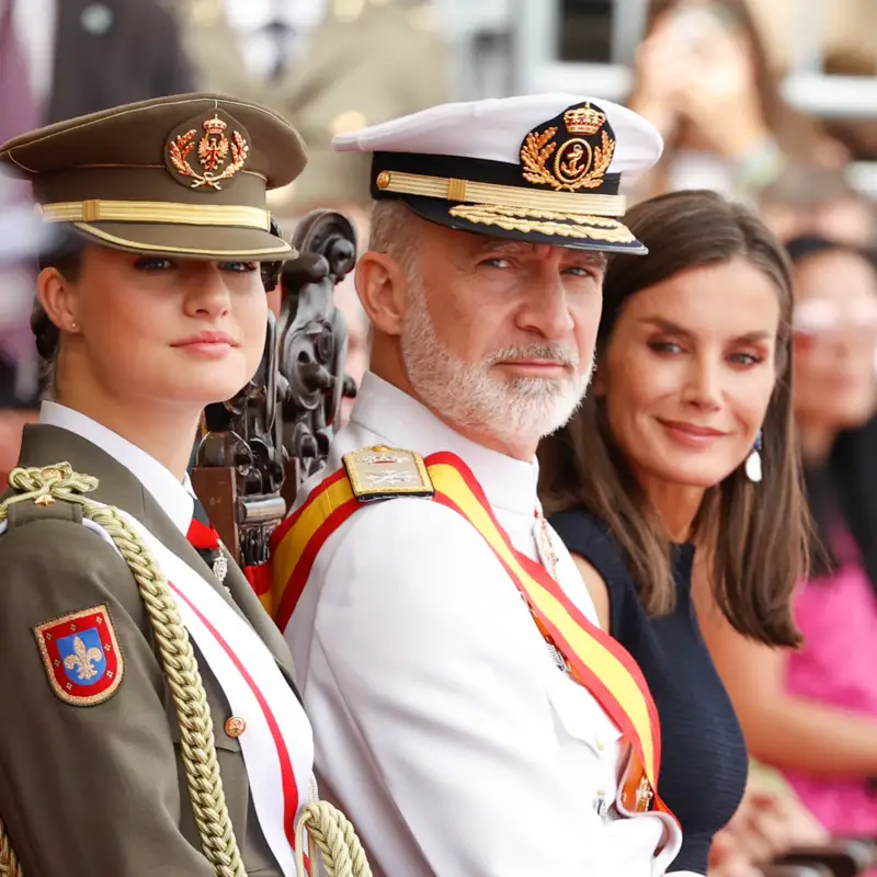 Felipe, Letizia and Leonor