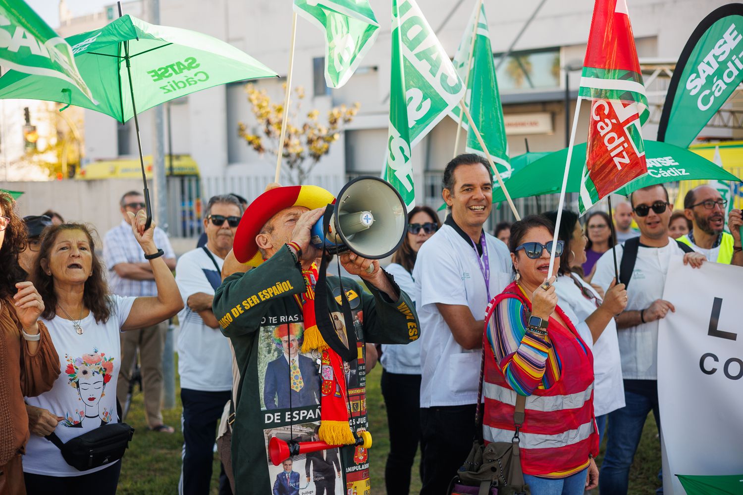 The health protest in this health center in Jerez brings together the province.