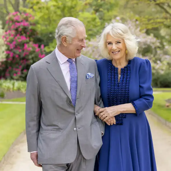 King Charles III and Queen Camilla in one of their last official photos