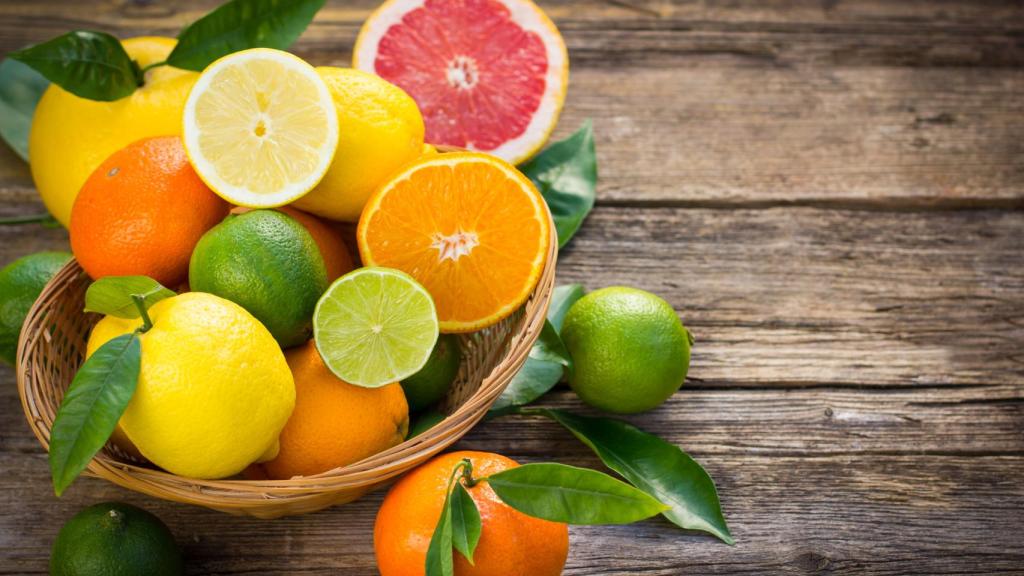 File image of a basket with citrus fruits.