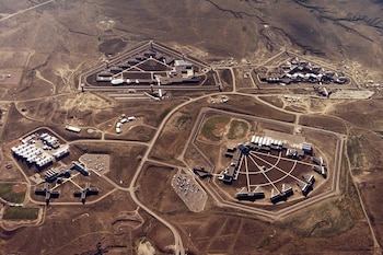 Aerial view of the ADX Florence prison. Photo: Private archive